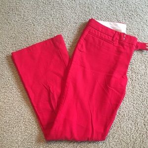 Gap Modern Boot Cut Red Pants